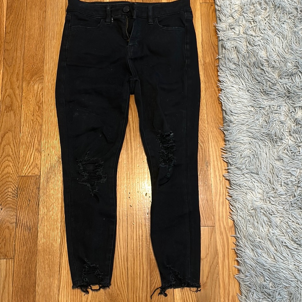 American Eagle ripped jeans